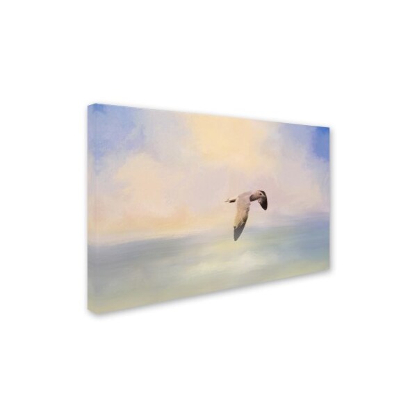 Jai Johnson 'Foggy Morning At Sea' Canvas Art,16x24
